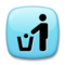 Litter in Bin Sign emoji on LG